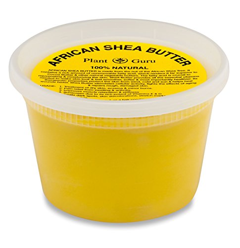 Book Cover Raw African Shea Butter 16 oz Unrefined Grade A 100% Pure Natural Yellow/Gold From Ghana DIY Crafts, Body, Lotion, Cream, lip Balm, Soap Making, Eczema, Psoriasis And Aid Stretch Marks