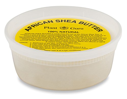 Book Cover Raw African Shea Butter 8 oz Unrefined Grade A 100% Pure Natural Ivory / White From Ghana DIY Crafts, Body, Lotion, Cream, lip Balm, Soap Making, Eczema, Psoriasis And Aid Stretch Marks
