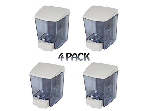 Impact 9330 White 30 Oz. ClearVu Encore Soap Dispenser (4 Pack)