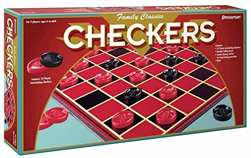 Pressman Classic Edition Checkers Board Games