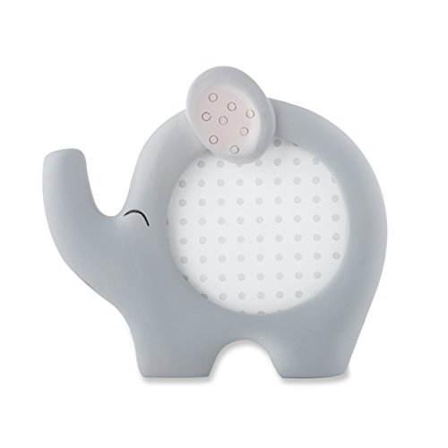 Kate Aspen Little Peanut Elephant-Shaped Photo Frame, Gray