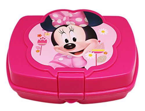 Book Cover Disney 14407 Minnie Mouse Kids Sandwich Box Girls Lunch Box, Pink