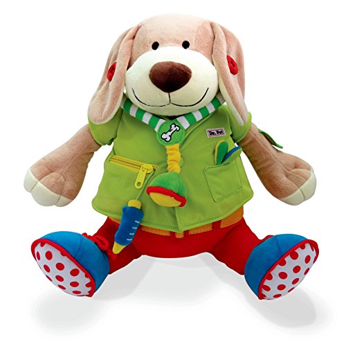 Book Cover Children's Plush Toy - Dr. Pooch Dress Up Doll - Soft And Snuggly Pal Encourages Motor Growth And Socialization - Dressed In A Removable Outfit So Kid's Can Play And Interact