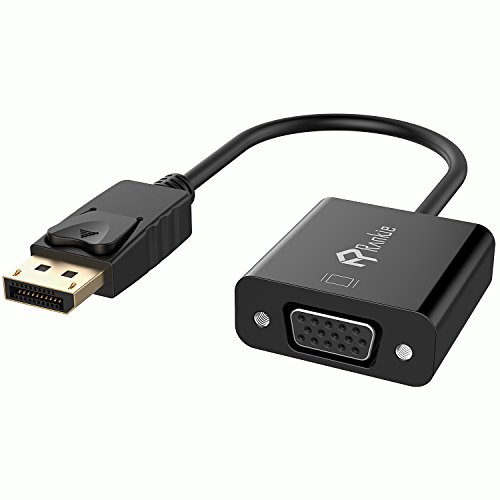 Book Cover Rankie DisplayPort (DP) to VGA Adapter, Gold Plated Converter, Black