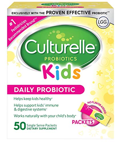 Culturelle Kids Daily Probiotic Packets Dietary Supplement | Helps Support a Healthy Immune & Digestive System | Works Naturally with Your Child's Body | 50 Single Packets