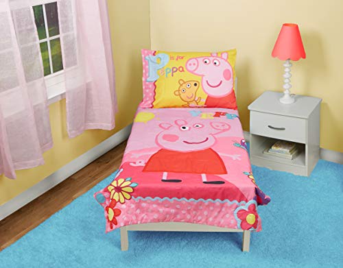 Book Cover Peppa Pig Adoreable Toddler Bed Set, Pink
