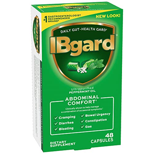 Book Cover IBgard Daily Gut Health Support Dietary Supplement, 48 Capsules (Packaging May Vary)