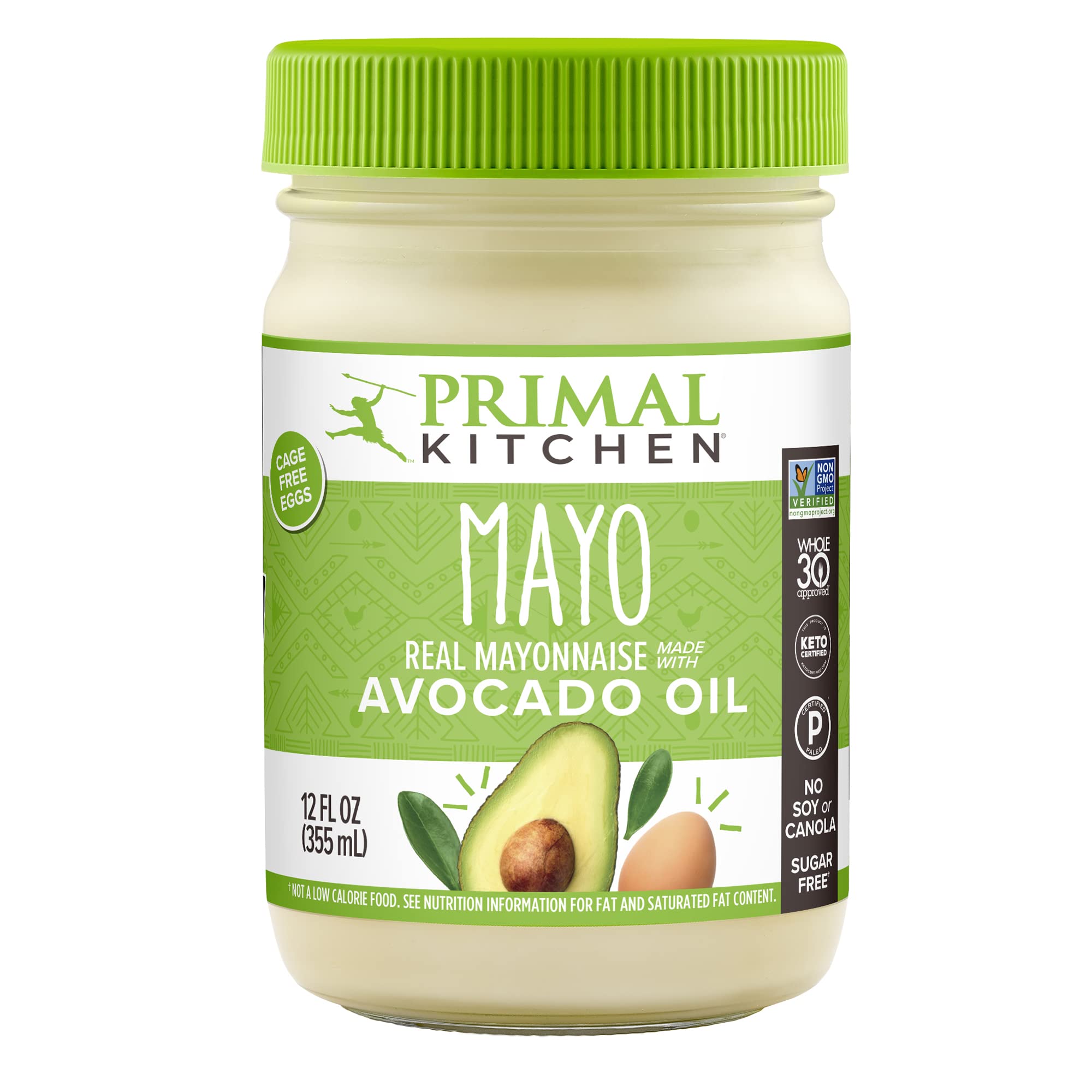 Book Cover Primal Kitchen - Avocado Oil Mayo, Gluten and Dairy Free, Whole30 and Paleo Approved (12 oz)