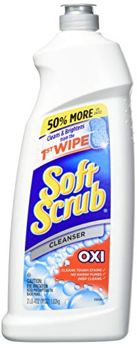 Book Cover Soft Scrub Multi-Purpose Kitchen and Bathroom Cleanser with Oxi, 36 Ounce (Pack of 1)