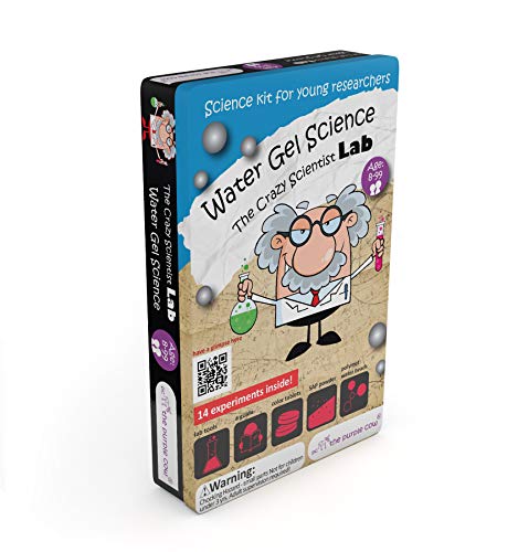 The Purple Cow Crazy Scientist Water Gel Science - Science Kits for Young Researchers. for Learning & Education - STEM Educational Games for Kids, Boys & Girls, with Instructions