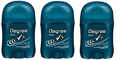 Book Cover Degree Cool Rush Antiperspirant and Deodorant, 0.5 Ounce Travel Size (Pack Of 3)
