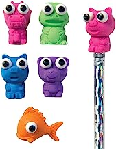 Raymond Geddes Here's Looking at You Eraser Pencil Toppers, Set of 50 (69005)