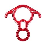 GM CLIMBING 40kN Rescue Figure 8 Descender with Bent-Ear Rappelling Gear Belay Device