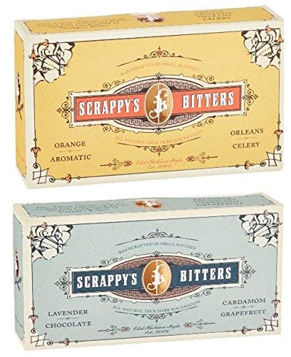Scrappy's Bitters Classic and Exotic Set Bundle - Organic Ingredients, Finest Herbs and Zests, No Extracts, Artificial Flavors, Chemicals or Dyes. Made in the USA