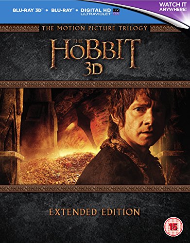 Book Cover The Hobbit Trilogy - Extended Edition [Blu-ray 3D] [2015] [Region Free]
