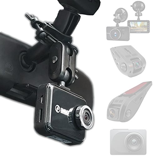 Book Cover Dash Cam Mirror Mount Kit for Rexing V1,Falcon F170,Z-Edge,Old Shark,YI,Kdlinks X1,VANTRUE and Most Dash Camera and Car Camera