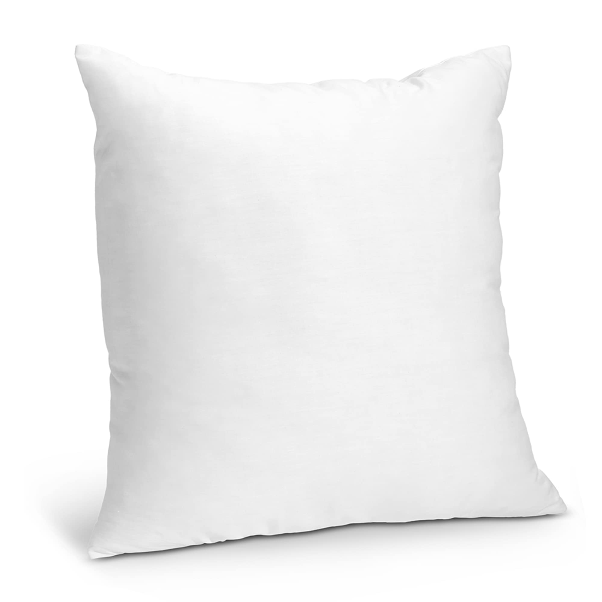 Foamily Throw Pillows Insert - Single Pillow 18" x Inches for Bed and Couch 100% Machine Washable Cotton Indoor Decorative & Organic Cotton 18x18 Inch (Pack of 1)