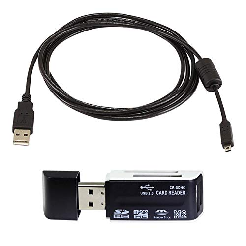 Eeejumpe USB Cable for Nikon DSLR D5000 Camera, and USB Computer Cord for Nikon DSLR D5000