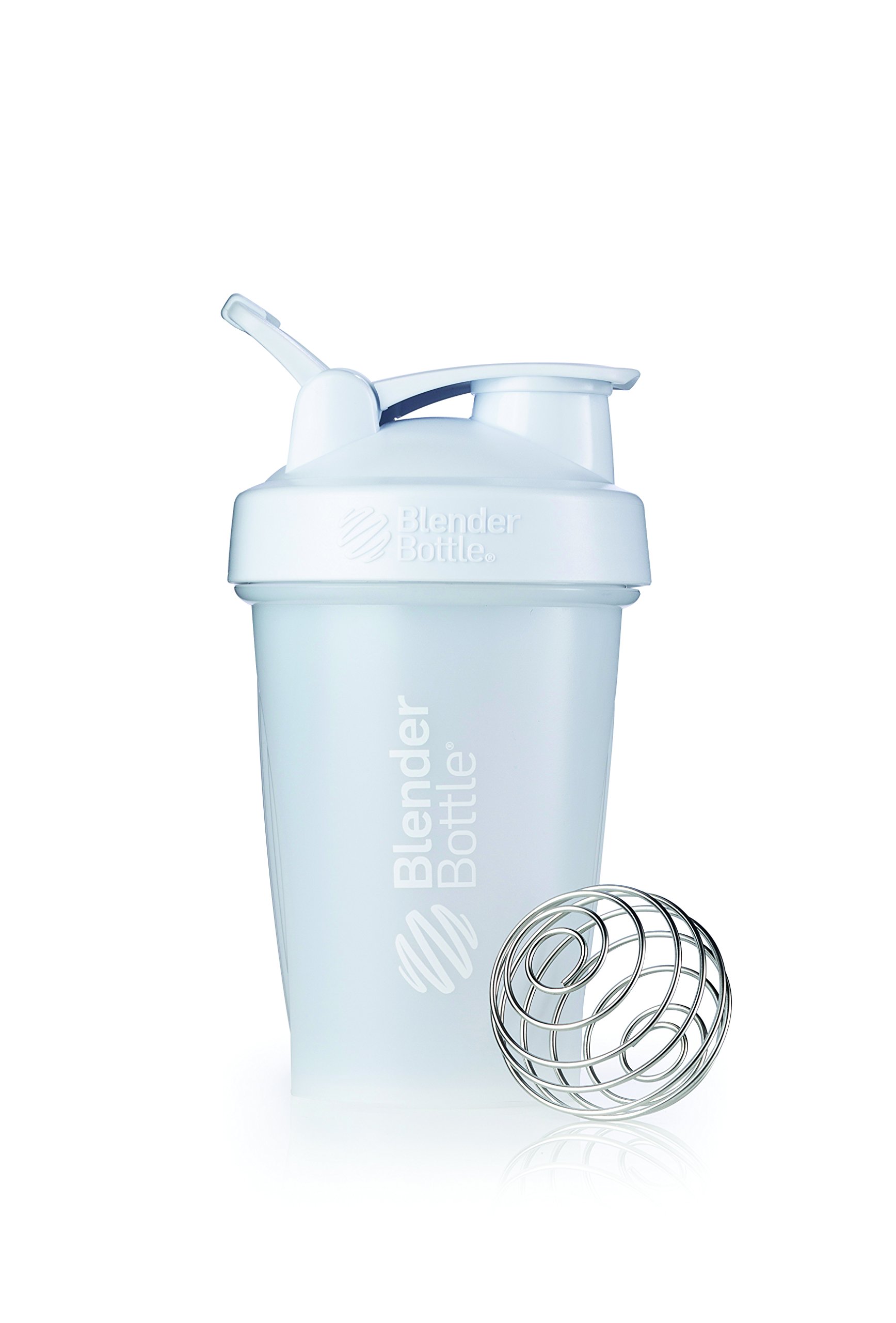 Book Cover BlenderBottle Classic Loop Top Shaker Bottle, 20-Ounce, Frosted White