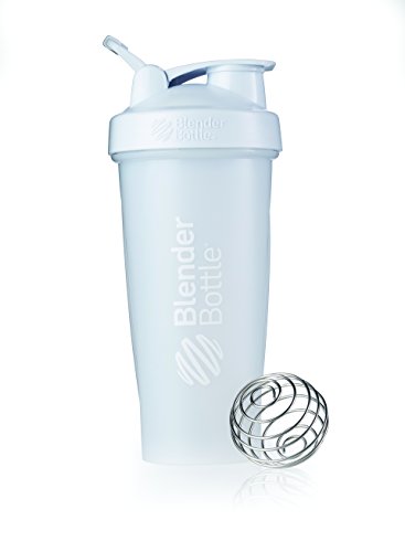 Book Cover BlenderBottle Classic Loop Top Shaker Bottle, 28-Ounce, Frosted White