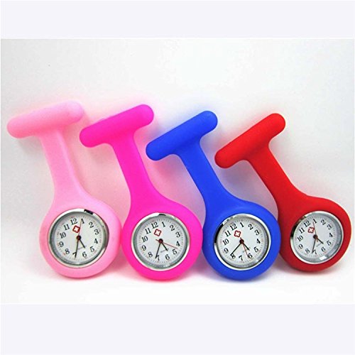 Domire Montre infirmière en silicone - rose