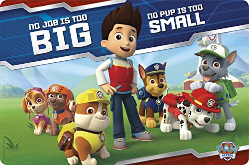 PAW Patrol FBA_PWPB-1300 Kid's Placemat, Set of 1, Boy