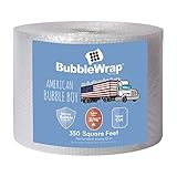American Bubble Boy Bubble Wrap Official Sealed Air Bubble Wrap - 350 Feet X 1/8" X 12" - Perforated Every 12" - American Bubble Boy