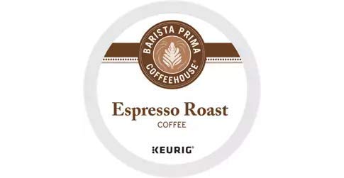 Book Cover Barista Prima Espresso Roast Coffee Keurig K-Cups, 18 Count