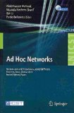 [(Ad Hoc Networks: 5th International ICST Conference, ADHOCNETS 2013, Barcelona, Spain, October 2013, Revised Selected Papers )] [Author: Mustafa Hashem Sherif] [Jan-2014]