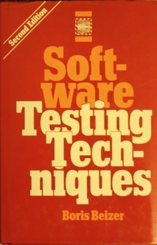 Software Testing Techniques Hardcover June, 1990