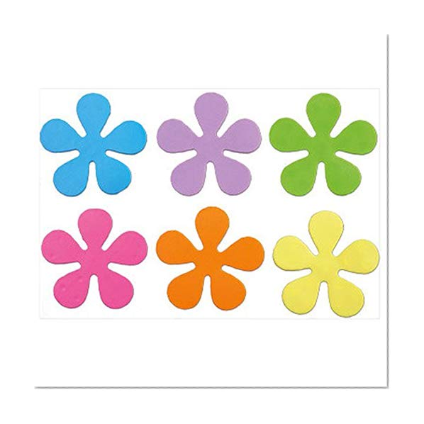 Papillon 10,5 cm antidérapant-Fleurs de Bain Ventouse-Set de Table-Set de 6–Jaune/Lilas/Rose/Orange/Vert/Bleu