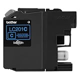 Brother Genuine LC201CS Standard Yield Cyan Ink Cartridge, Original Ink Replacement Cartridge, Ink for Brother Inkjet Printers MFC-J480DW, MFC-J485DW, MFC-J680DW, MFC-J885DW
