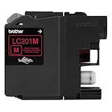 Brother Genuine LC201MS Standard Yield Magenta Ink Cartridge, Original Ink Replacement Cartridge, Ink for Brother Inkjet Printers MFC-J480DW, MFC-J485DW, MFC-J680DW, MFC-J885DW