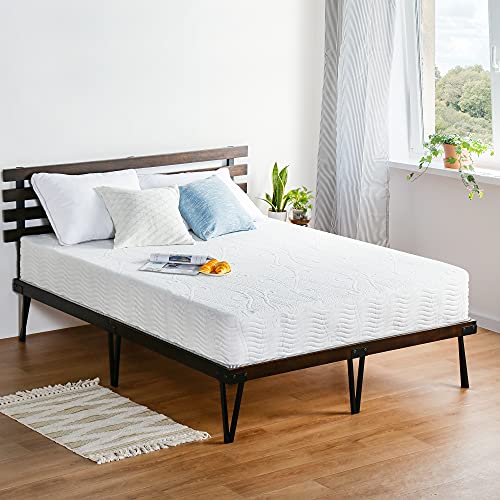 Book Cover Olee Sleep 10 inch Omega Hybrid Gel Infused Memory Foam and Pocket Spring Mattress (Queen)
