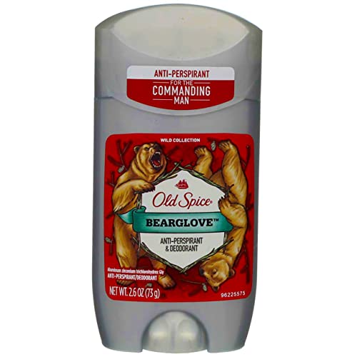 Old Spice Wild Collection Bearglove Men's Invisible Solid Anti-Perspirant & Deodorant, 2.6 oz, pack of 3