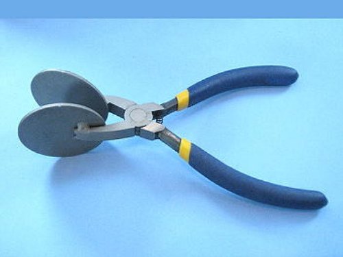 Devardi Glass Flat Masher Pliers for Lampwork, Beadmaking