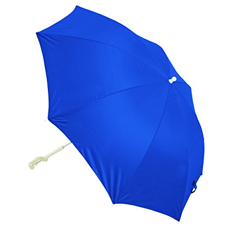 Book Cover Rio Brands 4' Clamp-on Umbrella for Beach and Camping Chairs, Blue
