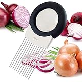 ORBLUE All-In-One Onion Holder, Odor Remover, Slicer, Cutter and Chopper