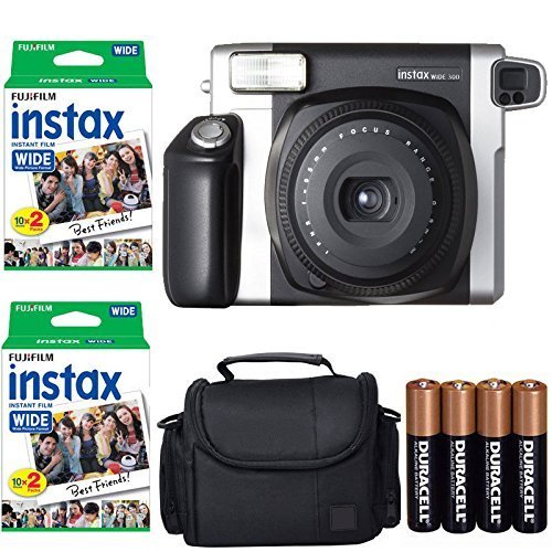 Fujifilm INSTAX Wide 300 Camera and 2 x Instax Wide Film Twin Pack - 40 Sheets