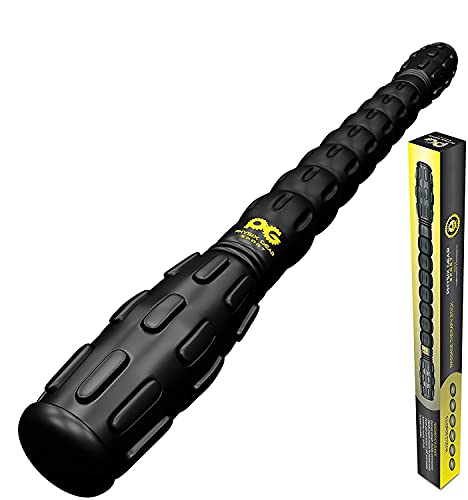 Physix Gear Sport Rouleau de Massage pour Jambes et Dos - Soulagement de la Douleur,Crampes, Tissus Profonds et Thérapie Musculaire - Plus Maniable et Pratique Qu’Un Rouleau en Mousse – Ebook Gratuit