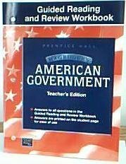 Guided Reading and Review Workbook, MaGruders American Government, Teacher's Edition Paperback Teacher's Edition, 2005