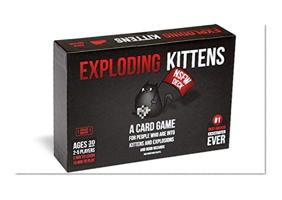 Exploding Kittens NSFW Edition 2-5 Players - Ages 17+ - 15 Minutes to Play - Party & Family Card Game for Adults