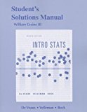 Student's Solutions Manual, Intro Stats 4th edition by Craine, William B (2013) Paperback
