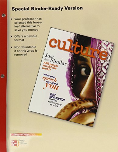 Looseleaf for CULTURE 1st edition by Gezon, Lisa, Kottak, Conrad (2011) Paperback