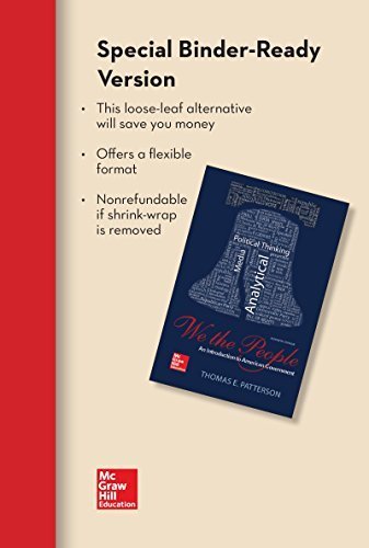 LL We The People with Connect Access Card 11th edition by Patterson, Thomas (2014) Loose Leaf