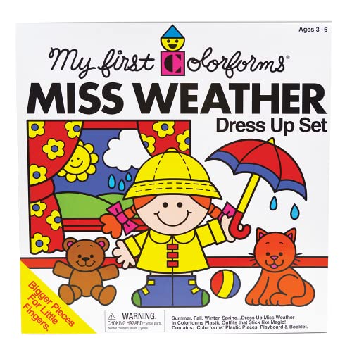 My First Colorforms Miss Weather Dress Up Set