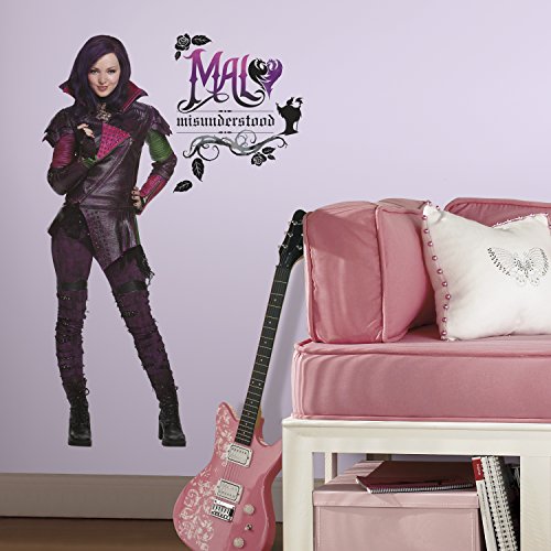 Book Cover RoomMates Descendants Mal Peel And Stick Giant Wall Decals