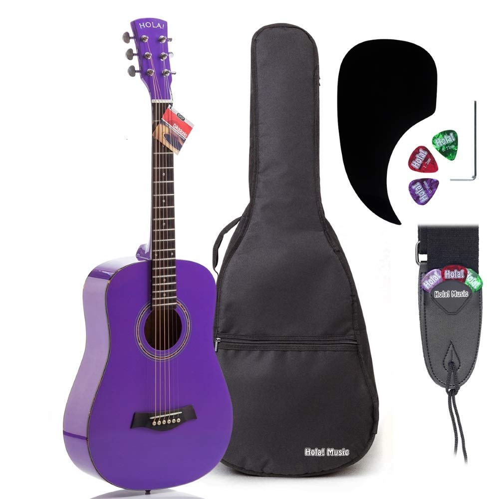 Book Cover Hola! Music Acoustic Guitar Bundle for Beginners and Kids - 3/4 Size (36