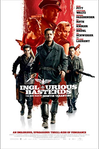 PosterOffice Inglourious Basterds - (24" X 36") Movie Poster - An Authentic Print with Holographic Sequential Numbering.