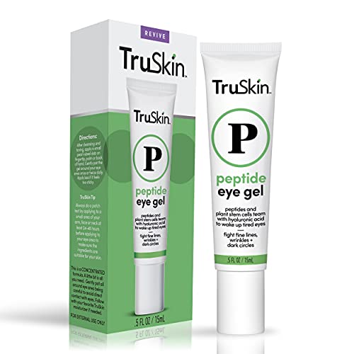 Book Cover TruSkin Eye Gel Advanced Formula, Plant Based with Hyaluronic Acid and Vitamin E